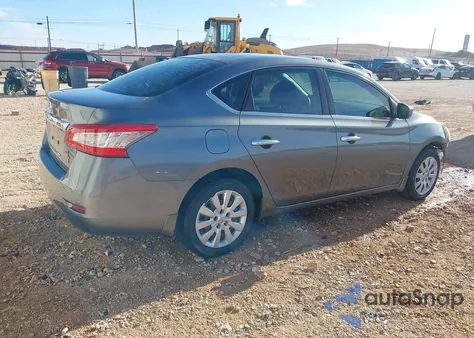 2015 Nissan Sentra S z USA, uszkodzony, nr VIN 3N1AB7AP6FY312862